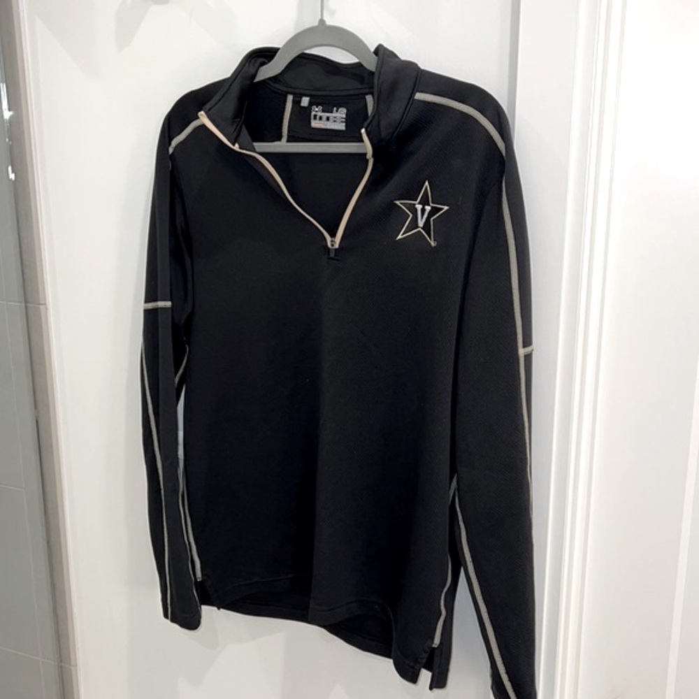 Under Armor Vanderbilt Mens Half Zip - Size Large.